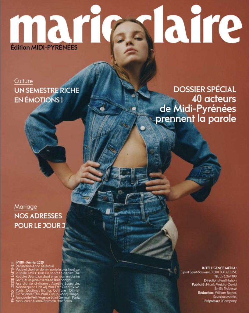 Une magazine Marie Claire janvier 2020