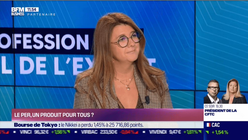 Hélène Barraud-Ousset répond aux questions de Cédric Decoeur sur BFM Business